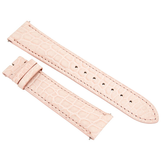 Hadley Roma  Pink Alligator Leather Strap - 546x546
