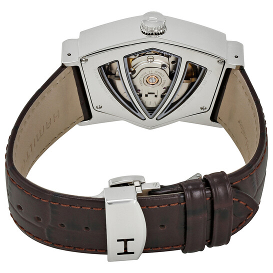 Hamilton American Ventura Automatic Shield Shaped Watch H24515551 - 546x546 Image #3