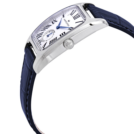 Hamilton Boulton L Silver Dial Blue leather Ladies Watch