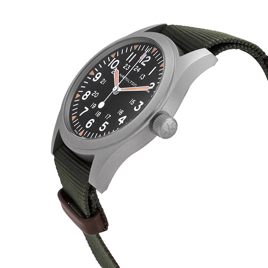 Hamilton KHAKI ブラック 33mm Khaki Field Quartz - Dial color:Black - H68551933 | Hamilton Watch