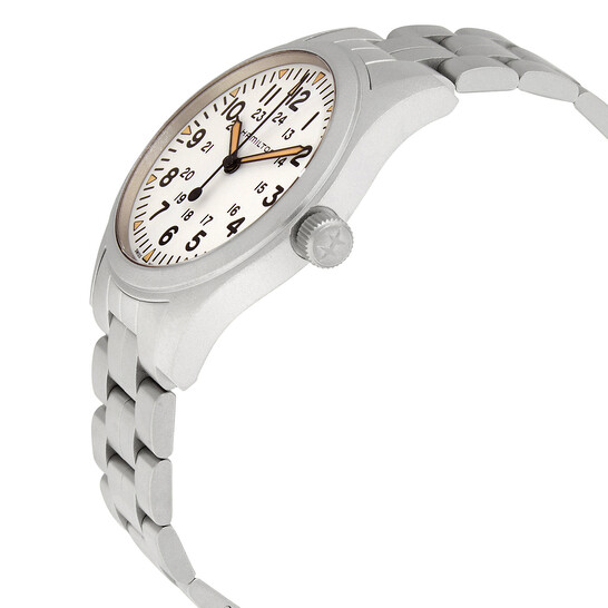 Hamilton Field Hand Wind White Dial Men's Watch H69529113