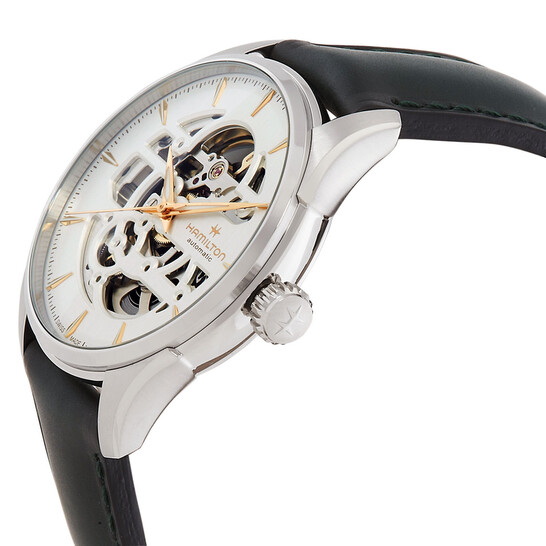 Hamilton Jazzmaster Skeleton Automatic White Dial Men's