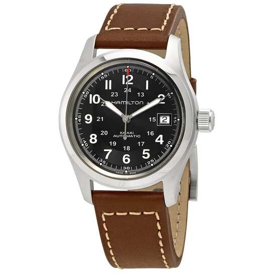Hamilton Khaki Automatic Black Dial Men's Watch H70455533