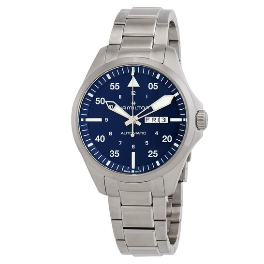 Hamilton Khaki Aviation Automatic Blue Dial Men's Watch H64635140
