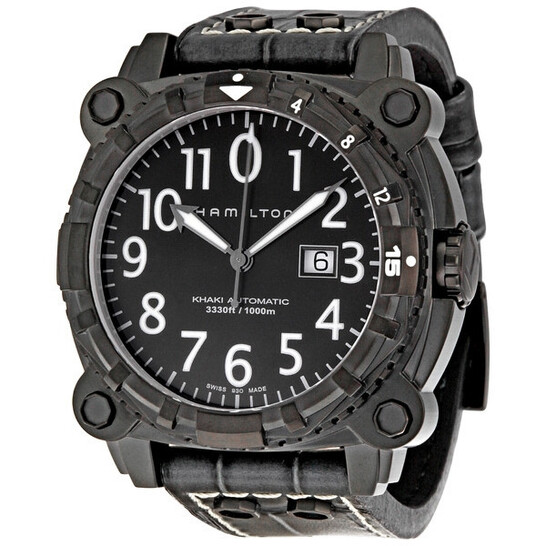 Hamilton Khaki Below Zero Black Dial Automatic Men's Watch H78575393