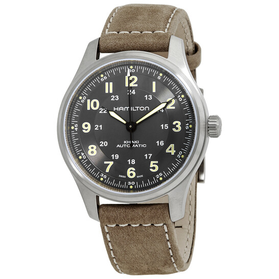 Hamilton Khaki Field Automatic Black Dial Men's Watch H70545550