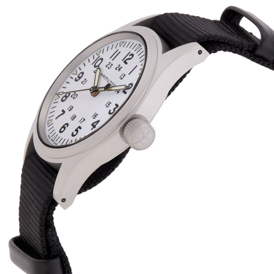 Hamilton Khaki Field Manual Wind White Dial Watch H69439910