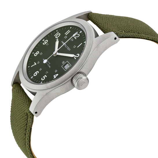 Hamilton Khaki Field Green Dial Men's Watch H69419363 758501622404