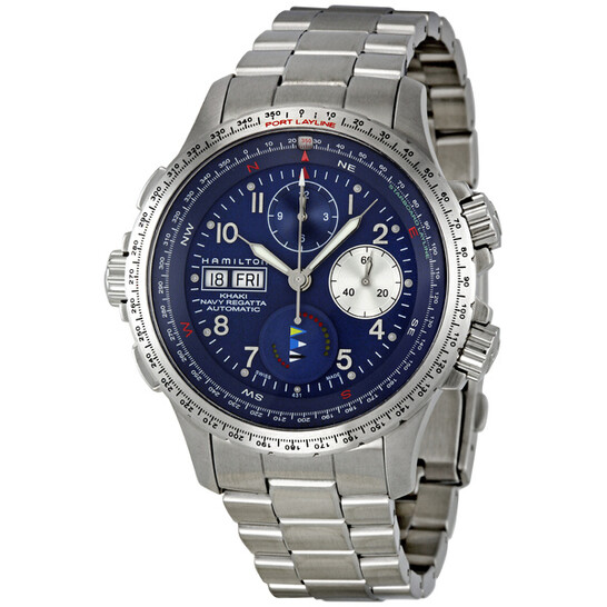 Hamilton Khaki Navy Regatta Men's Watch H77636143 7640113837105