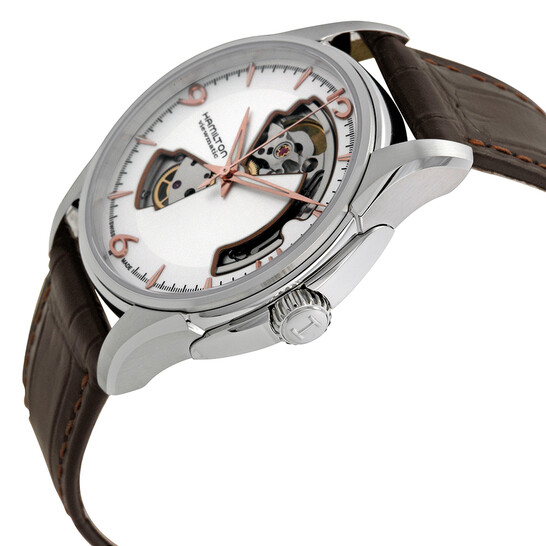 Hamilton Men's Jazzmaster Open Heart Watch H32565555 7640127750261