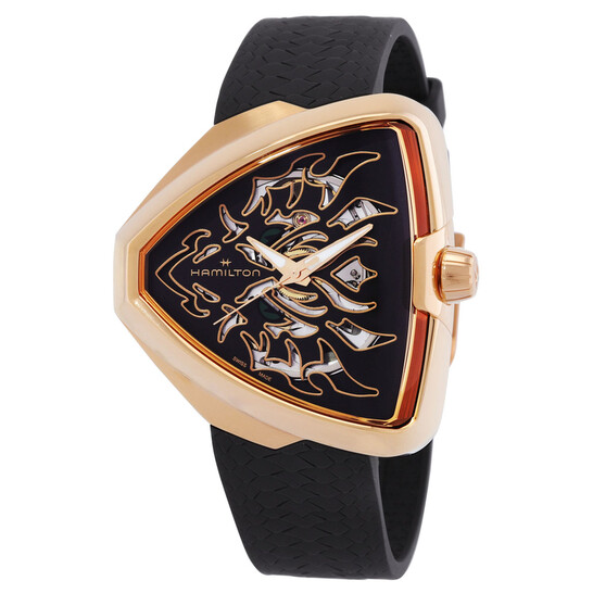 Hamilton Ventura Elvis80 Skeleton Dragon Automatic Black