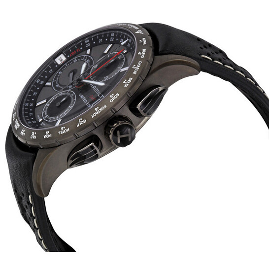 Hamilton X-Landing Chronograph GMT World Time Men's Watch