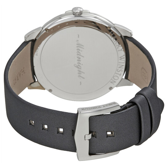 非売品★レア★HARRY WINSTON ミラー Harry Winston Midnight Silver Dial 18kt White Gold Diamond