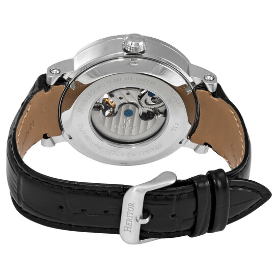 Heritor Aries Automatic Silver Skeleton Dial Men's Watch HR4404 - 546x546 Image #3
