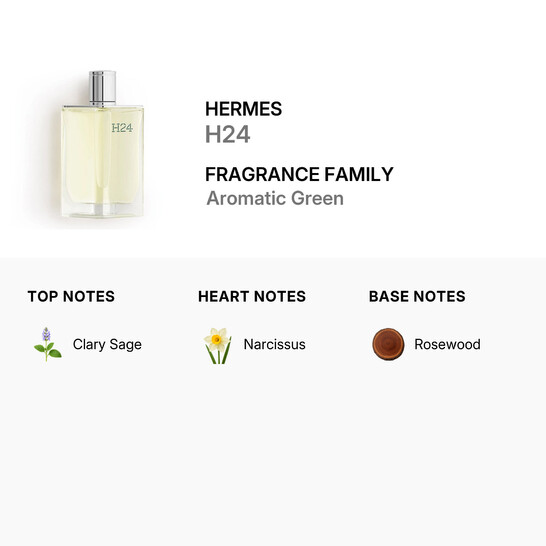 Hermes Men's H24 EDT 3.4 oz (Tester) (100 ml) 3346133500084