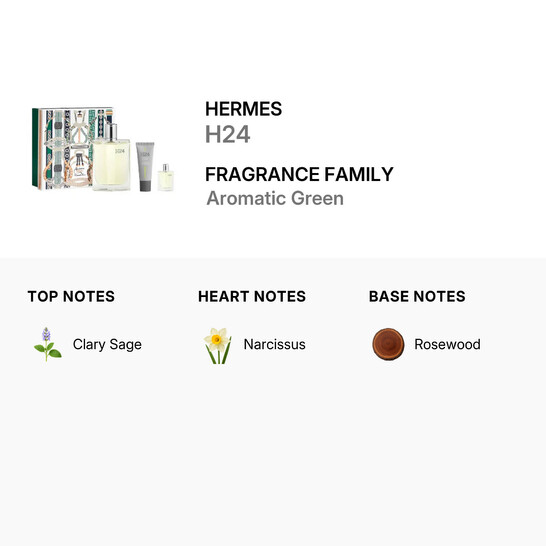 Hermes Men's H24 Gift Set Fragrances 3346130422853 - Fragrances