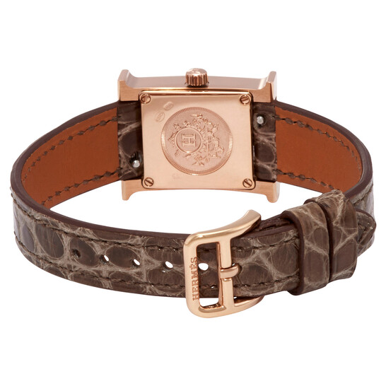 Hermes Quartz Diamond Silver Dial Ladies Watch 041670WW00 - 546x546 Image #3