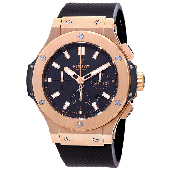 Hublot Big Bang Black Dial 18kt Rose Gold Men's Watch 301.PX.1180