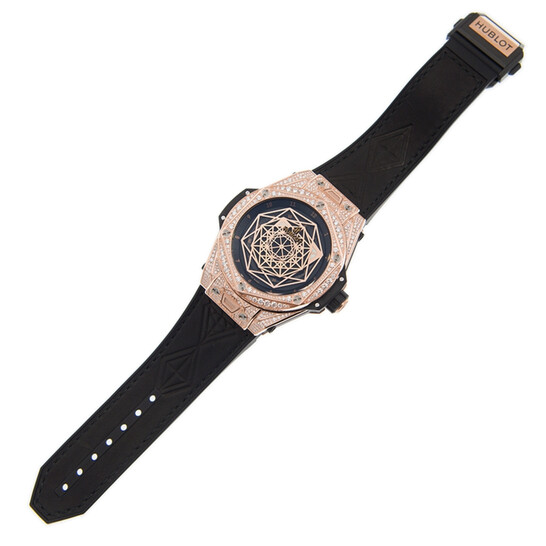 Hublot Big Bang Sang Bleu Automatic Diamond Black Dial Watch 415.OX.1118.VR.1704.MXM17 - 546x546 Image #3