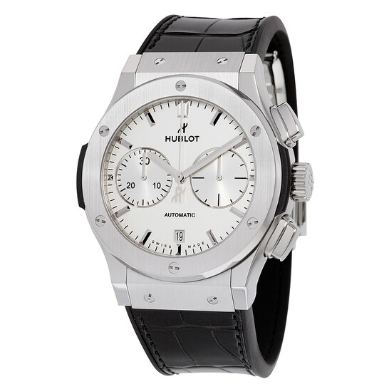 Hublot Classic Fusion Chronograph White Opalin Dial Men's Watch