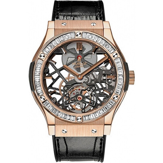 HUBLOT 水筒 Classic Fusion Chronograph Titaninum Deep Blue 45 mm