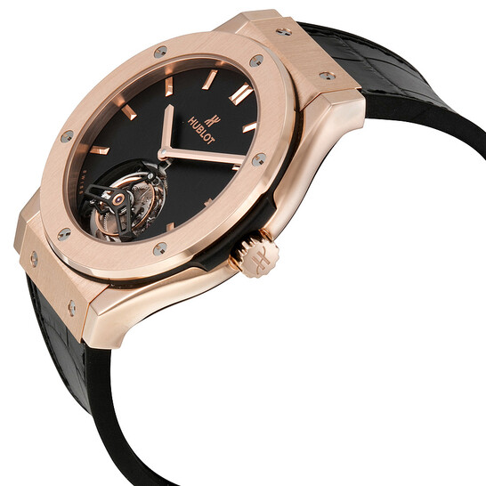 レンズ(単焦点) HUBLOT Hublot Classic Fusion Tourbillon 45mm Dial Black Men's