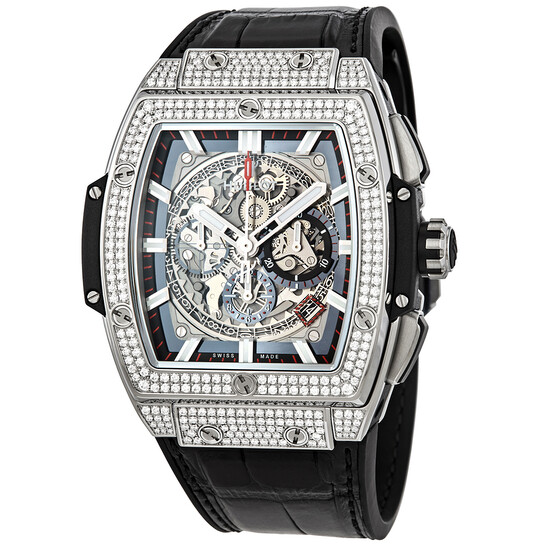 Hublot Spirit of Big Bang Chronograph Skeleton Dial Men's Watch