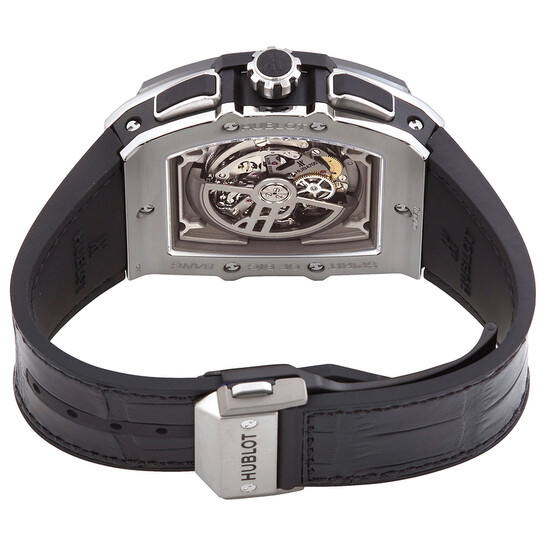 Hublot Spirit of Big Bang Automatic Skeleton Dial Black Leather