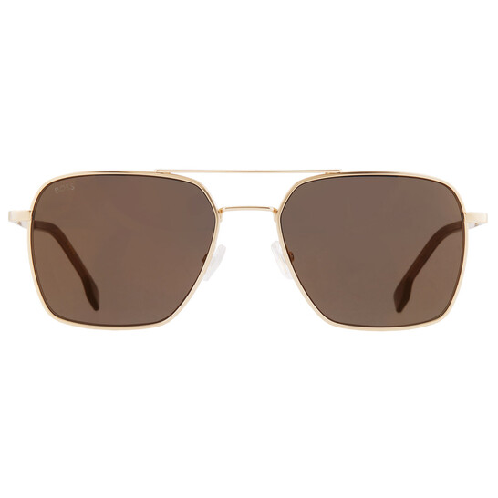 Hugo Boss Grey Bronze Navigator Men's Sunglasses BOSS 1414/O/S