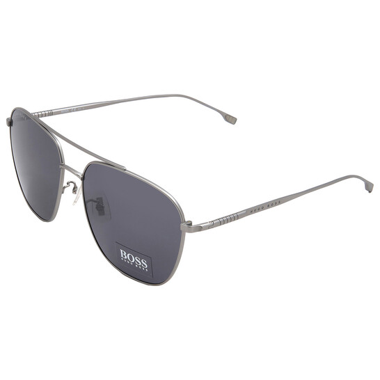 Hugo Boss Grey Navigator Men's Sunglasses BOSS 1307/F/S 0R81 62