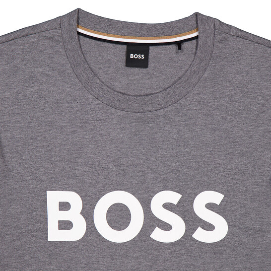 Hugo Boss Logo Print Cotton-Jersey T-Shirt, Size Medium 50495742