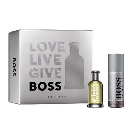 Hugo Boss Men's Boss Bottled Gift Set Fragrances 3616303428426