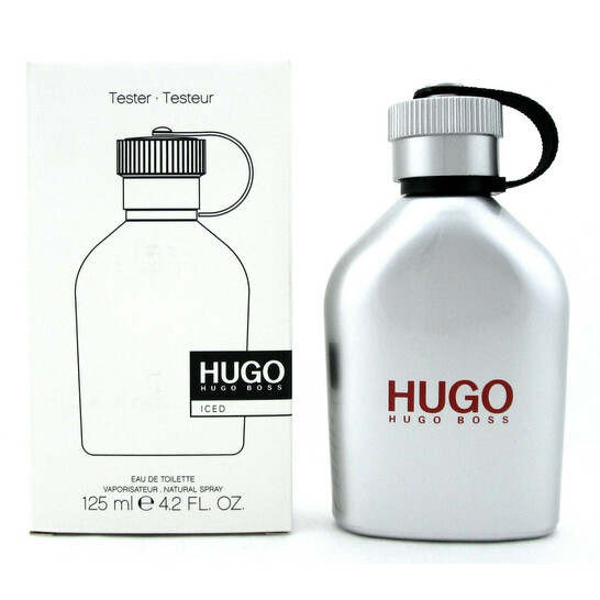 Hugo Boss Men's Hugo Iced EDT Spray 4.2 oz (Tester) Fragrances