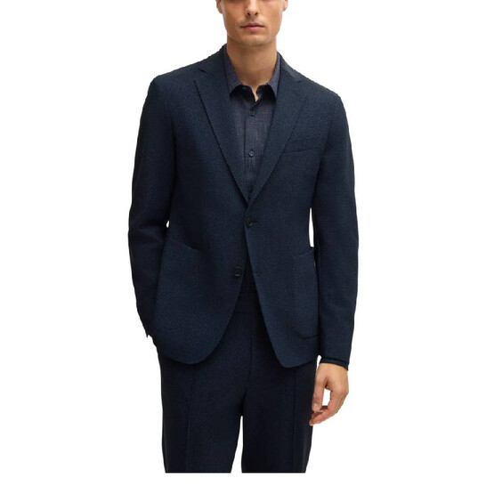 Hugo Boss Micro-Patterned Performance Slim-Fit Blazer, Brand Size