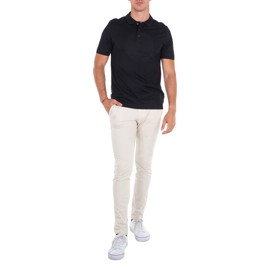 Hugo Boss Quilted Pattern Short Sleeve Polo Shirt, Size Small 50518804 ...