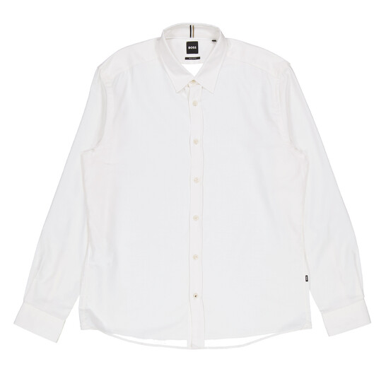 Hugo Boss Regular-Fit Long-Sleeve Cotton Shirt, Size Large Hugo Boss Regular-Fit Long-Sleeve Cotton Shirt, Size Large - 546x546 Image #5