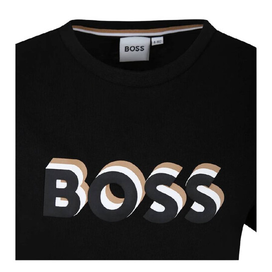 HUGO Cotton-jersey T-shirt with ombré logo embroidery for Men | Best