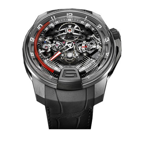 HYT H2 Titanium Platinum SQ Black Alligator Men's Watch 248-TP-00-RF-AB HYT H2 Titanium Platinum SQ Black Alligator Men's Watch 248-TP-00-RF-AB - 546x546