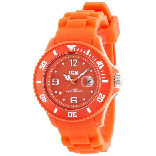 Orange ICE watch Ice Watch Sunshine Orange Dial Silicone Strap Date Man main image 4
