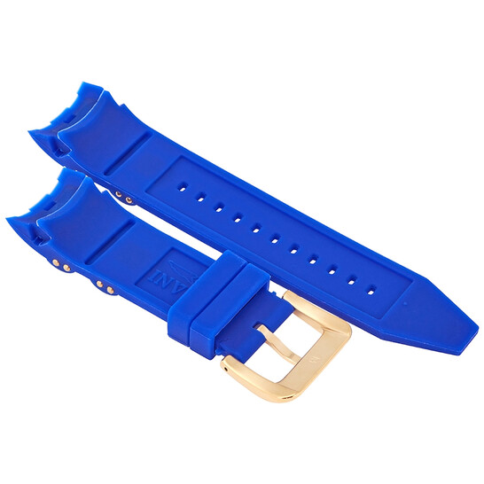 Cinturino Per Orologio 26 Mm In Gomma Blu, Stile Proiettili, Compatibile Con Invicta Pro Diver 6981/82/83/84