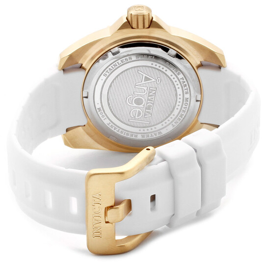 Invicta Angel Mother of Pearl Dial White Rubber Ladies Watch  display picture 2