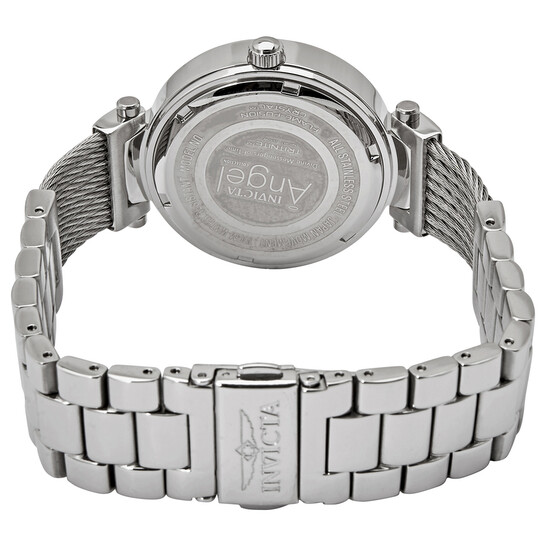Invicta Angel Quartz Crystal Silver Dial Ladies Watch 28915  display picture 2