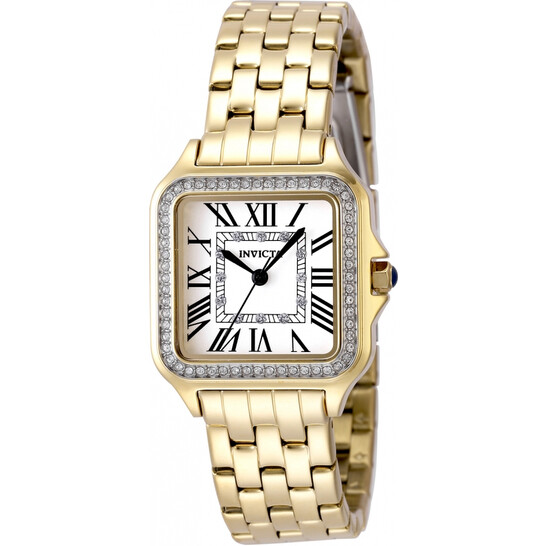 Invicta Angel Quartz Crystal Silver Dial Ladies Watch 48995  display picture 1