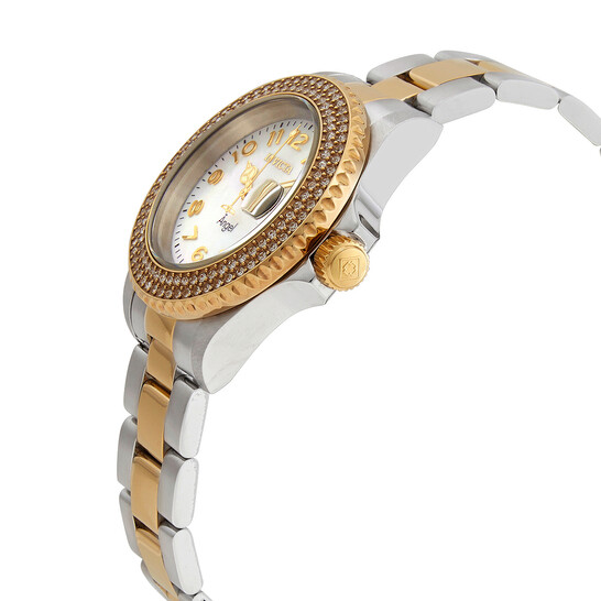 Invicta Angel Quartz Crystal White Mother of Pearl Dial Ladies Watch 28675 - 546x546 Image #2