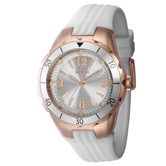 Invicta Angel Quartz Silver Dial Unisex Watch 40311 - 546x546