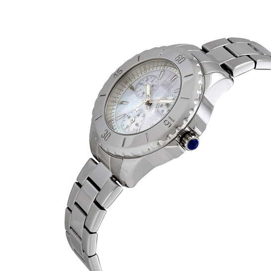Invicta Angel Quartz White Mother of Pearl Dial Ladies Watch  display picture 3