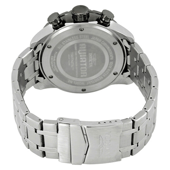 Invicta Aviator Chronograph Dark Grey Dial Men's Watch 17204 - 546x546 Image #3