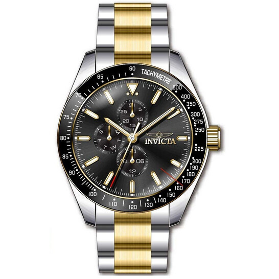 Invicta Aviator Quartz Black Dial Men's Watch 38969 886678527663