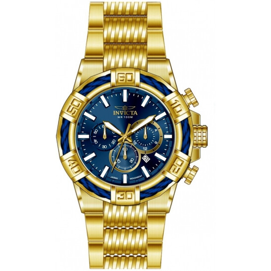 Invicta Bolt Chronograph GMT Quartz Blue Dial Men's Watch 49904