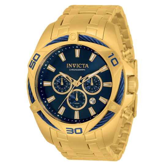 Invicta Bolt Chronograph Quartz Blue Dial Men's Watch 34120
